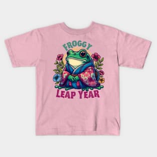 Froggy leap year Kids T-Shirt